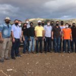 Deputado Gervásio visitou local onde será construído o mercado público e destinou emenda de R$ 1 milhão.