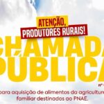 Chamada Pública 01/2025 para Fornecimento de Produtos da Agricultura Familiar para as Escolas do Município