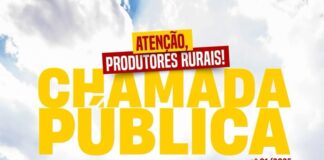 📢 CHAMADA PÚBLICA Nº 01/2026 para Fornecimento de Produtos da Agricultura Familiar para as Escolas do Município