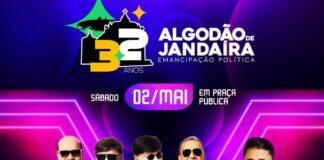 Algodão de Jandaíra celebra 32 anos com uma semana de programação especial e shows em praça pública, CONFIRA!